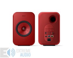 Kép 4/6 - KEF LSX II Wireless polcsugárzó pár (Lava Red), piros