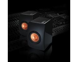 KEF LS50 polcsugárzó pár, fényes fekete KEF LS50 polcsugárzó pár, fényes fekete