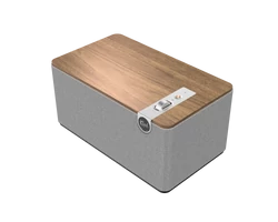 KLIPSCH THE THREE PLUS Bluetooth-hangszóró, dió