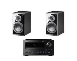 Onkyo CR-N765 fekete + Magnat Shadow 203 fekete polcsugárzó sztereó szett