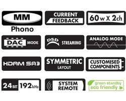 Marantz PM7005 Integrált erősítő fekete