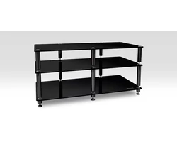 NorStone Bergen 2 A/V TV- és HiFi állvány, fekete