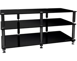 NorStone Bergen 2 A/V TV- és HiFi állvány, fekete