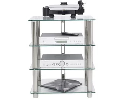 NorStone Epur 4 HiFi állvány, ezüst