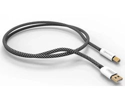NorStone Jura USB A-B ezüstözött összekötő kábel, 3 méter