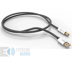 Kép 2/4 - NorStone Jura USB A-B ezüstözött összekötő kábel, 0,75 méter