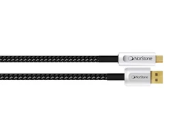 NorStone Jura USB A-B ezüstözött összekötő kábel, 3 méter