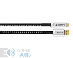 Kép 4/4 - NorStone Jura USB A-B ezüstözött összekötő kábel, 0,75 méter