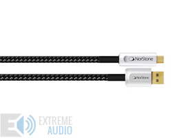 Kép 4/4 - NorStone Jura USB A-B ezüstözött összekötő kábel, 0,75 méter