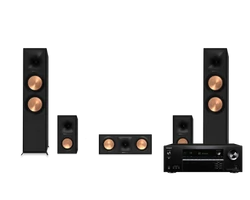 Onkyo TX-SR494 DAB + Klipsch R-800F 5.0 házimozi szett, fekete