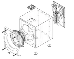 Perlisten R15s mélysugárzó, matt fekete