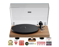 PRO-JECT Debut EVO 2 lemezjátszó (MM EVO hangszedő) - dió furnér szín