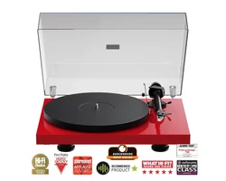 PRO-JECT Debut EVO 2 lemezjátszó (MM EVO hangszedő) - lakk piros