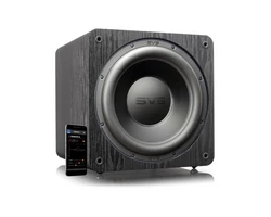 SVS SB-3000 aktív mélysugárzó, fekete tölgy