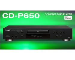 TEAC CD-P650 CD lejátszó, fekete TEAC CD-P650 CD lejátszó, fekete