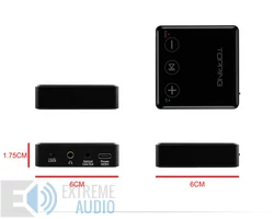 TOPPING BC3 Bluetooth HUB és DAC (24Bit 96kHz), fekete