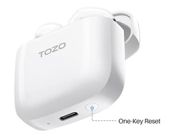 TOZO A3 Pro TWS fülhallgató, fehér