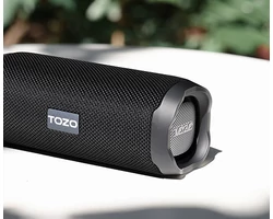 TOZO PA2 hordozható Bluetooth hangszóró, fekete