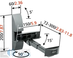 Vogel's VLB 200 falikonzol (pár)