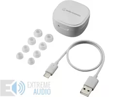Kép 3/5 - Audio-Technica ATH-SQ1TW True Wireless fülhallgató, fehér