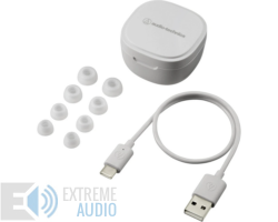 Kép 3/5 - Audio-Technica ATH-SQ1TW True Wireless fülhallgató, fehér