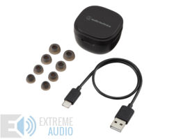 Kép 5/5 - Audio-Technica ATH-SQ1TW True Wireless fülhallgató, fekete