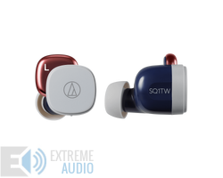 Kép 1/2 - Audio-Technica ATH-SQ1TW True Wireless fülhallgató, navy kék/piros