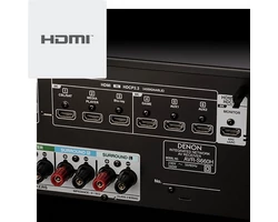 Denon AVC-S660H 5.2 8K házimozi erősítő, fekete