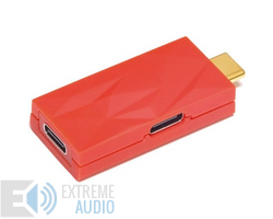 Kép 1/3 - iFi Audio iDefender+ USB-C -> USB-C M/F aktív zavarszűrő, piros