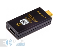 Kép 2/6 - iFi Audio iSilencer+ AA USB-C -> USB-C M/F zavarszűrő fekete