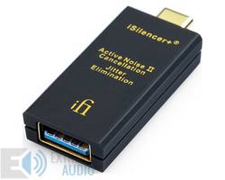 Kép 5/5 - iFi Audio iSilencer+ CA USB-C -> USB 3.0 A M/F zavarszűrő fekete
