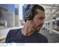 Kép 1/5 - JAM Transit City Bluetoothos Zajszűrős Fejhallgató, szürke