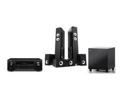 Denon AVR-X520 + Jamo S 626 HCS 5.1 házimozi szett, fekete kőris Denon AVR-X520 + Jamo S 626 HCS 5.1 házimozi szett, fekete kőris