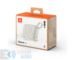 JBL GO 4  hordozható bluetooth hangszóró, fehér