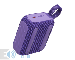 Kép 7/12 - JBL GO 4  hordozható bluetooth hangszóró, lila