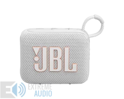 JBL GO 4  hordozható bluetooth hangszóró, fehér