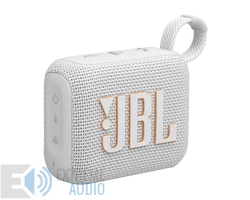 JBL GO 4  hordozható bluetooth hangszóró, fehér