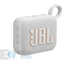 Kép 1/12 - JBL GO 4  hordozható bluetooth hangszóró, fehér