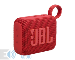 Kép 1/12 - JBL GO 4  hordozható bluetooth hangszóró, piros