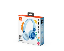 JBL JUNIOR 320BT Bluetooth-os fejhallgató, kék