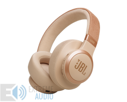 Kép 1/8 - JBL Live 770NC Bluetooth fejhallgató, bézs