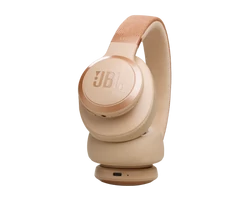 JBL Live 770NC Bluetooth fejhallgató, bézs