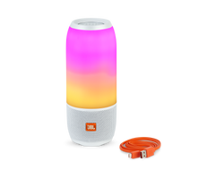JBL Pulse 3 vízálló, Bluetooth hangszóró, fehér (Bemutató darab) JBL Pulse 3 vízálló, Bluetooth hangszóró, fehér (Bemutató darab)