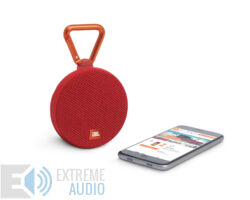 Kép 4/7 - JBL Clip 2 vízálló, Bluetooth hangszóró piros