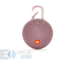 Kép 1/5 - JBL Clip 3 vízálló Bluetooth hangszóró (Dusty Pink) pink