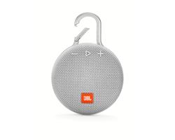 JBL Clip 3 vízálló Bluetooth hangszóró (Steel White) fehér JBL Clip 3 vízálló Bluetooth hangszóró (Steel White) fehér