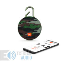 Kép 4/5 - JBL Clip 3 vízálló Bluetooth hangszóró (Squad) terepmintás