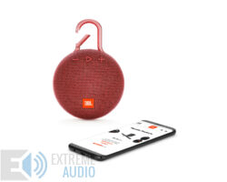 Kép 4/5 - JBL Clip 3 vízálló Bluetooth hangszóró (Fiesta Red) piros
