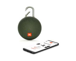 JBL Clip 3 vízálló Bluetooth hangszóró (Forest Green) zöld JBL Clip 3 vízálló Bluetooth hangszóró (Forest Green) zöld