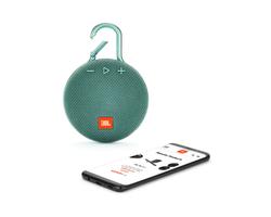 JBL Clip 3 vízálló Bluetooth hangszóró (River Teal) türkiz JBL Clip 3 vízálló Bluetooth hangszóró (River Teal) türkiz